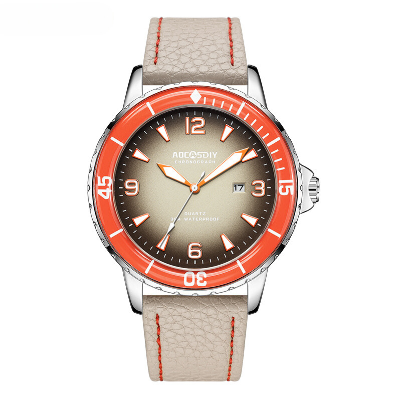 Leather Strap Casual Watch