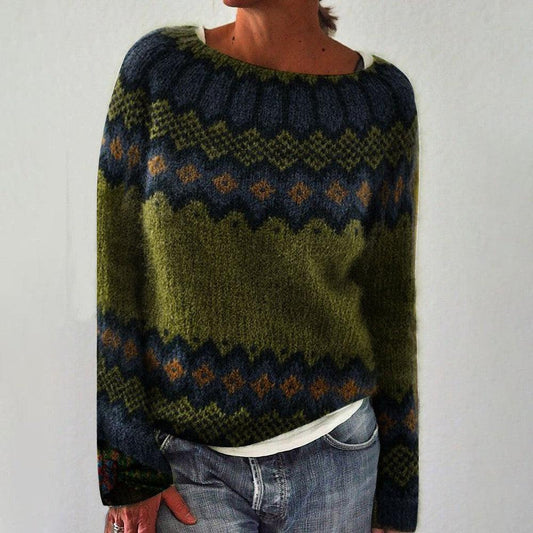 Linda™ - Cozy Retro Knit Jumper