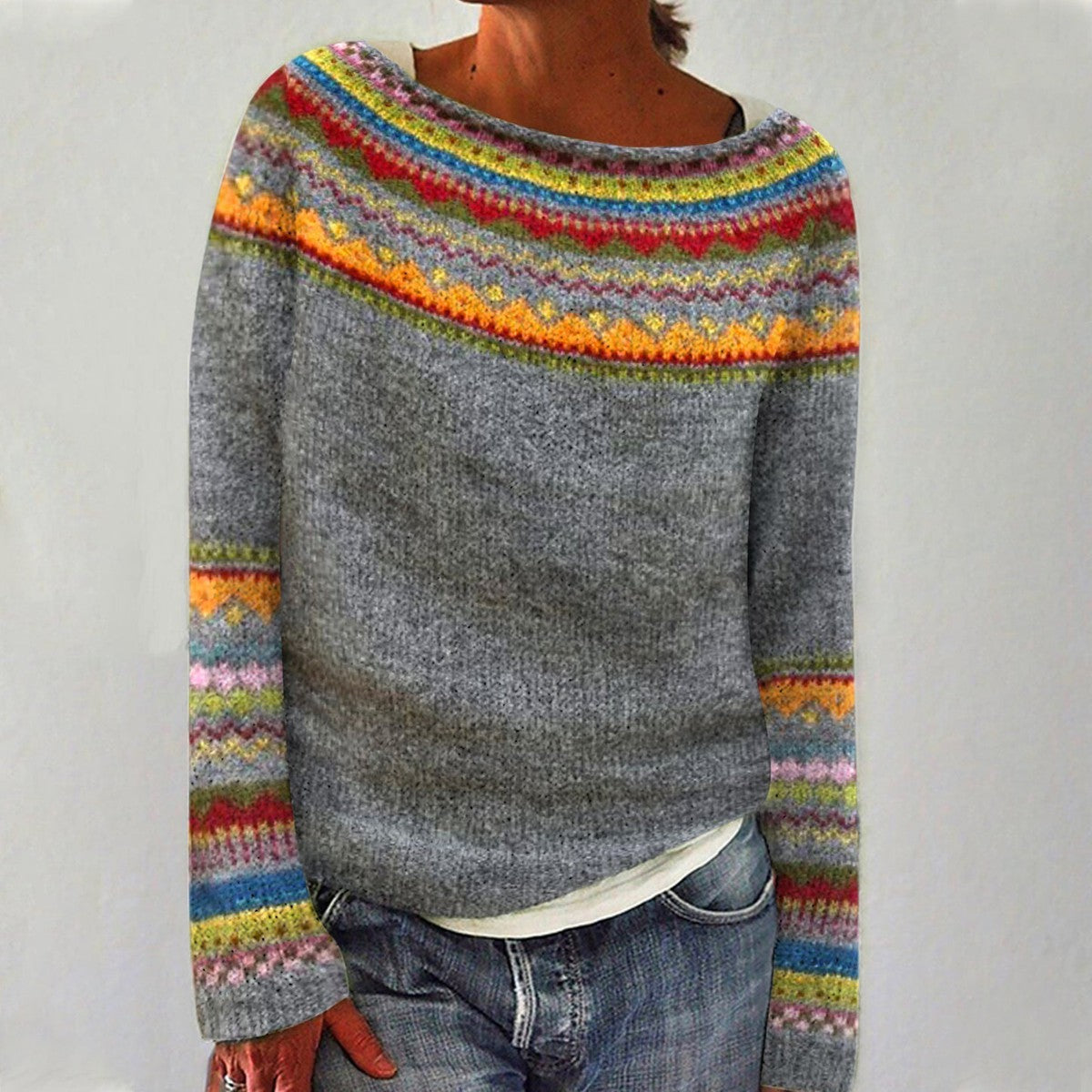 Kirra | Retro Knitted Sweater