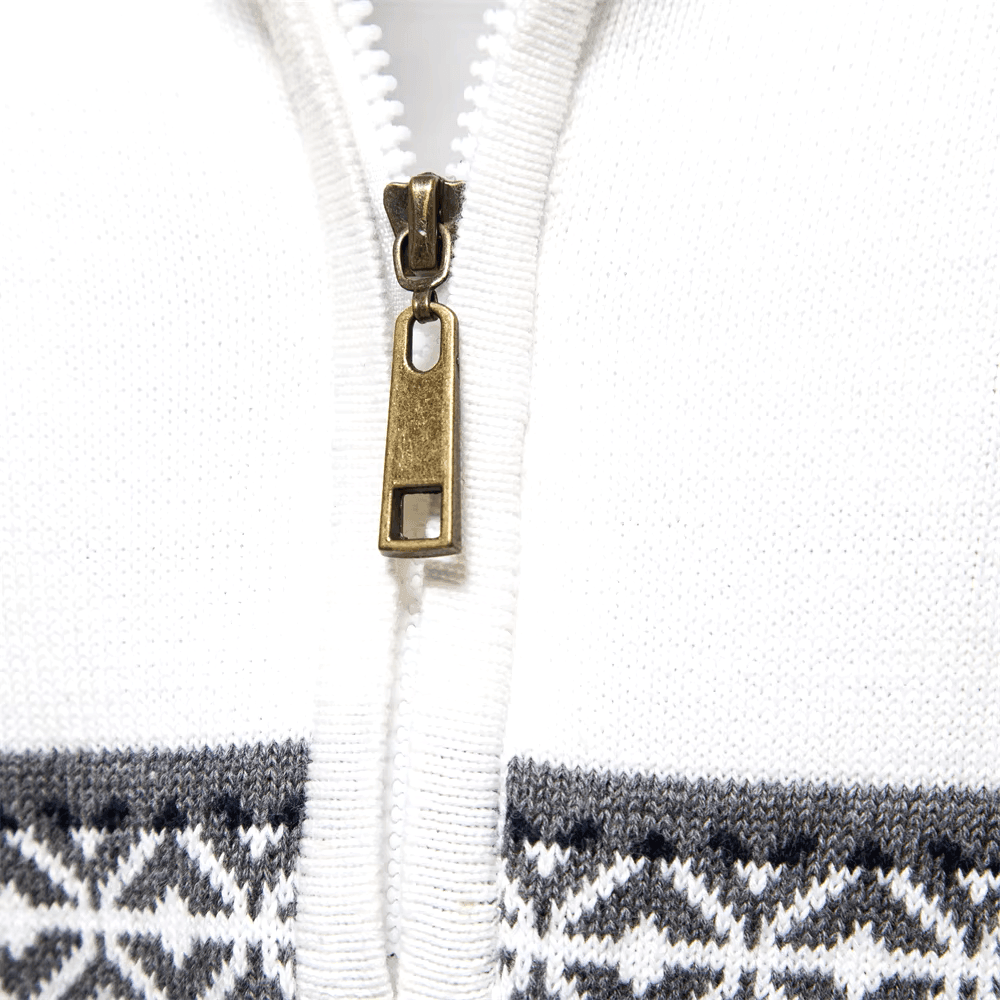 Aiopeson Nordic Half-Zip Sweater