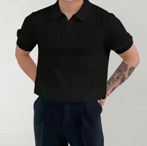 Marlborough Ribbed Cotton Polo