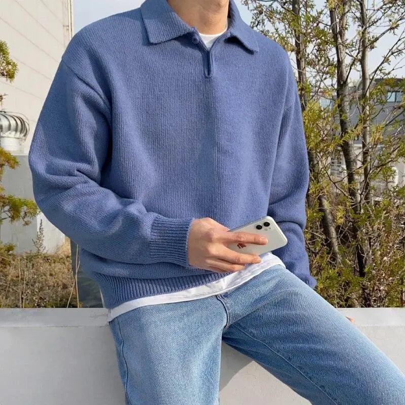 Stratford Woolen Button Half Zip