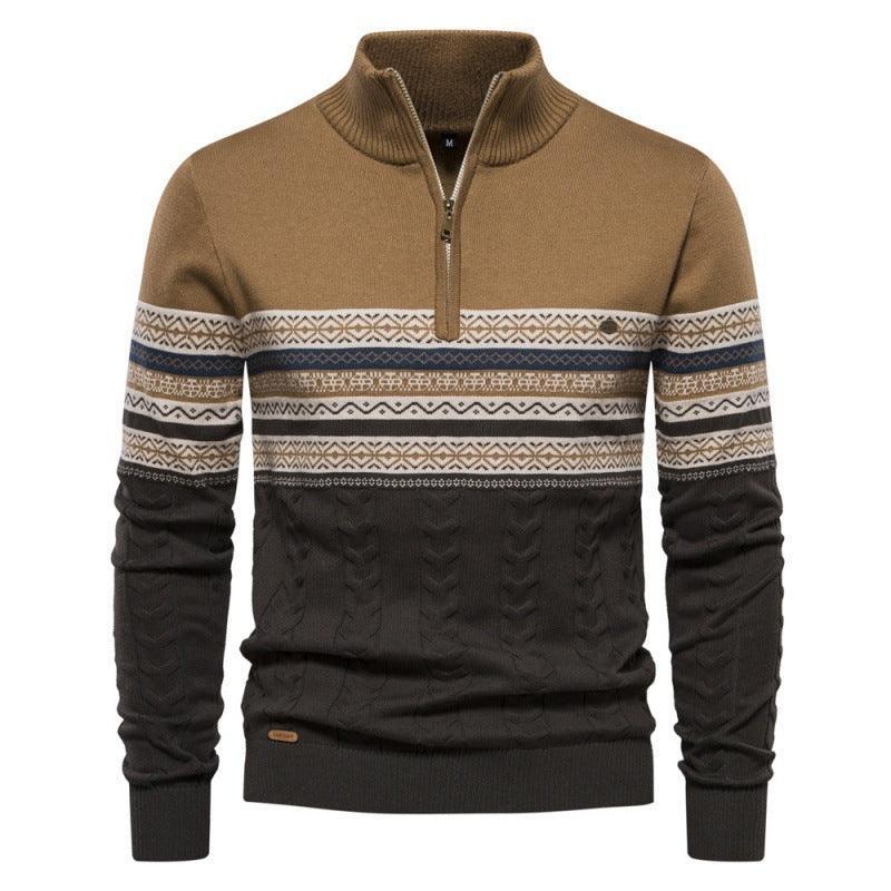 Aiopeson Nordic Half-Zip Sweater