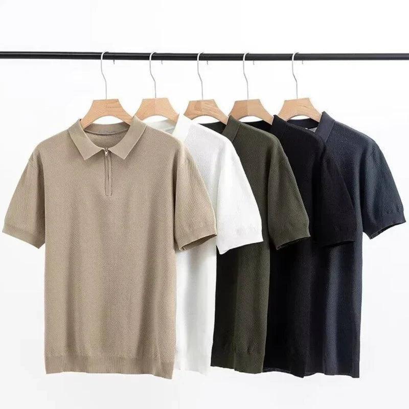 Devon Zip Up Polo