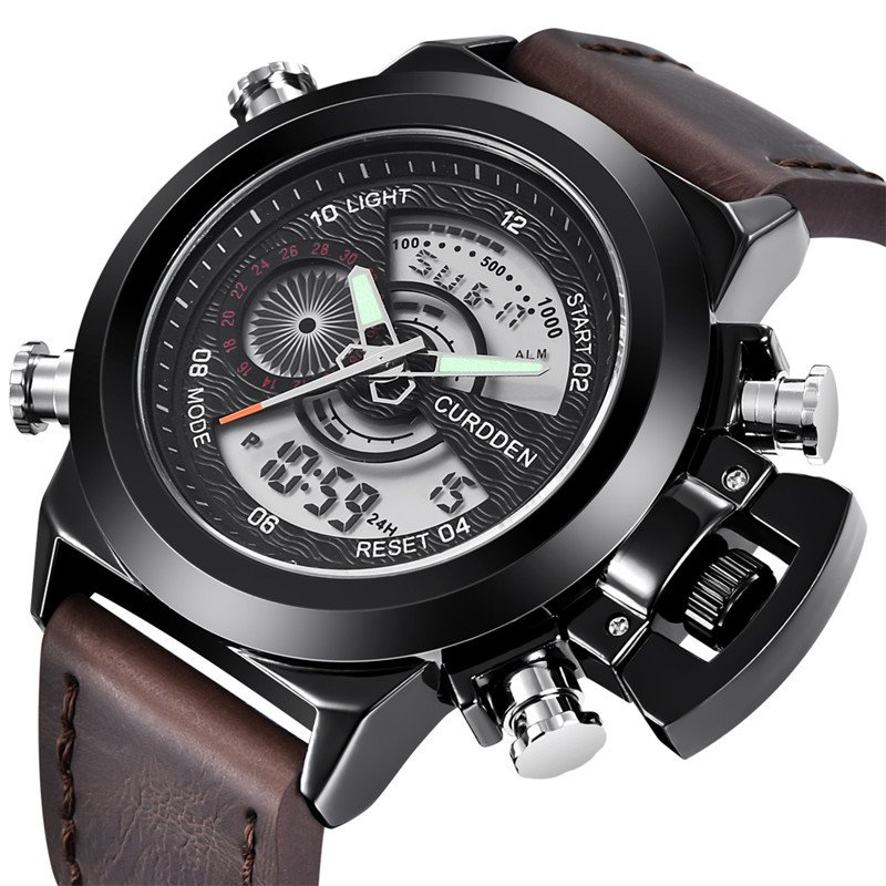 Dual Time Fashion Chronograph Watch