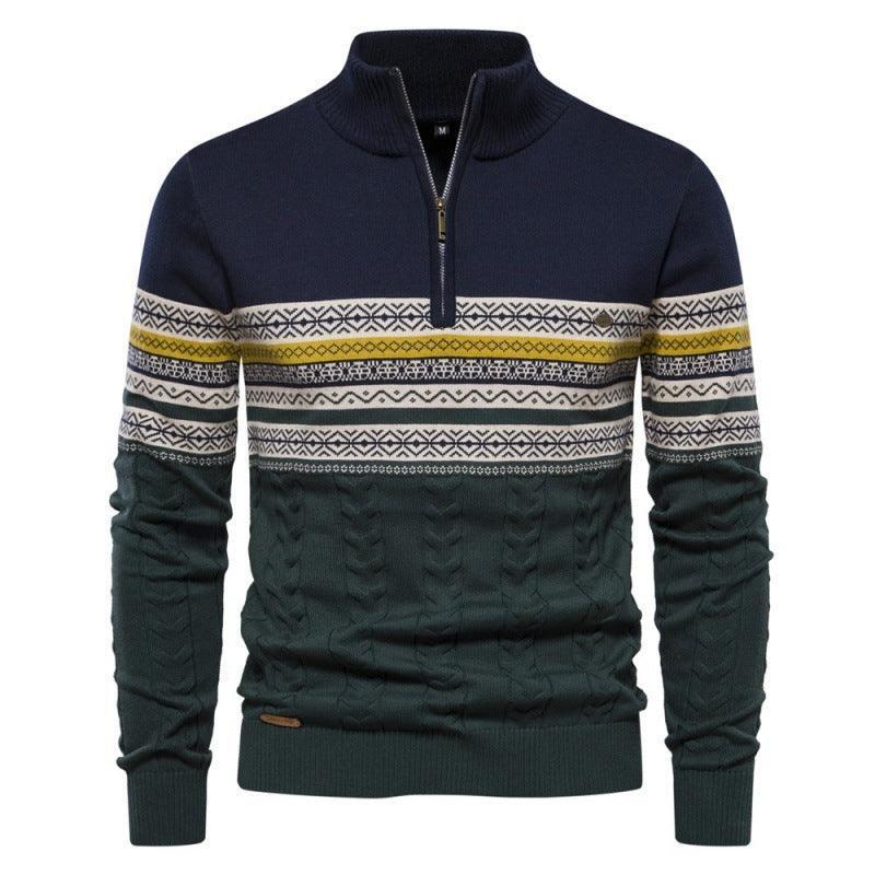 Aiopeson Nordic Half-Zip Sweater