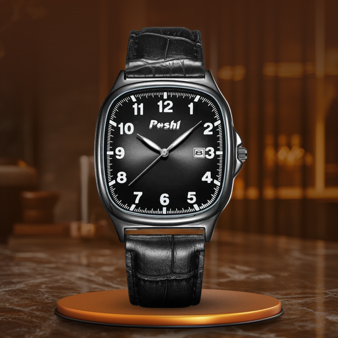 Fashion Leather Band Quartz Watch