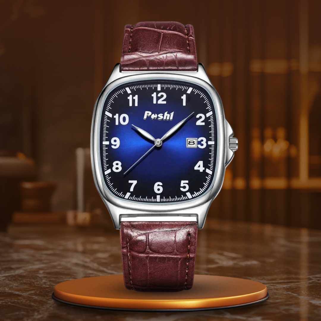 Fashion Leather Band Quartz Watch