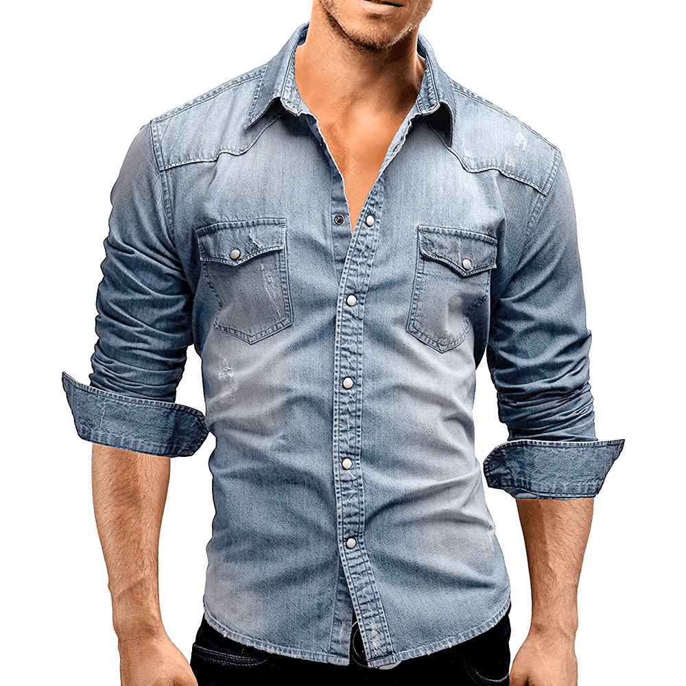 David™ - Retro Denim Shirt