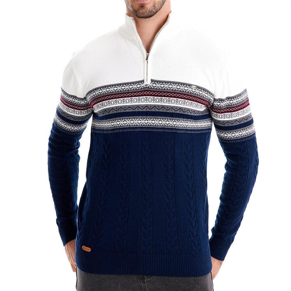 Aiopeson Nordic Half-Zip Sweater