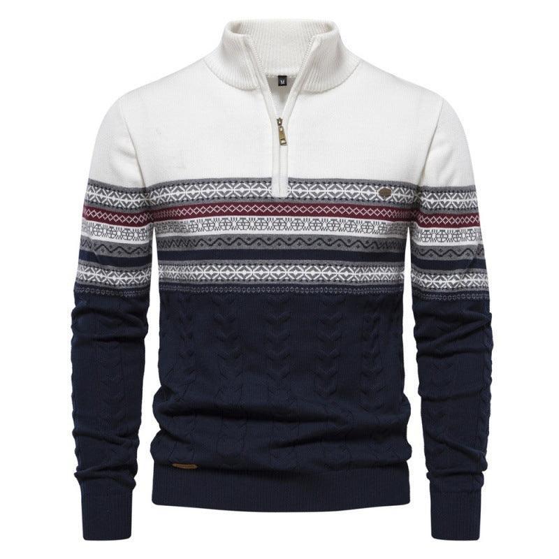 Aiopeson Nordic Half-Zip Sweater