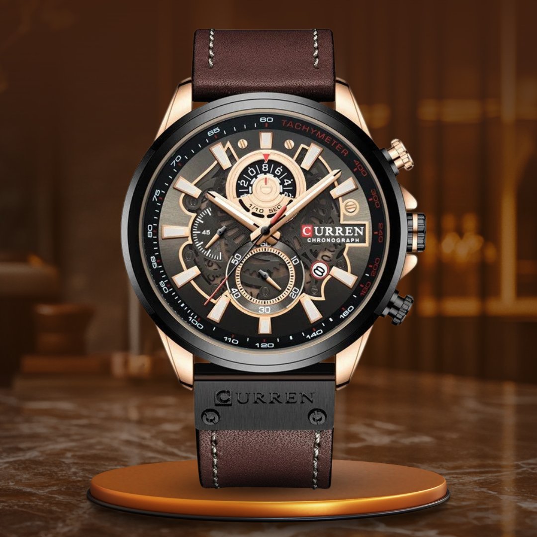 Multifunction Quartz Calendar Watch