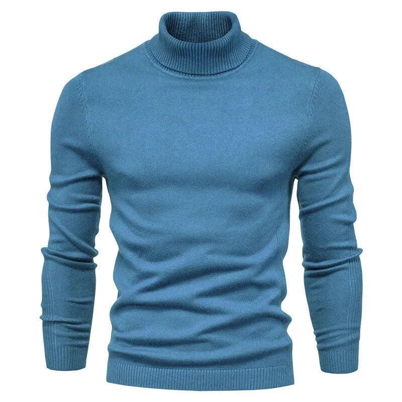 Carlton Piqué High Neck Sweater