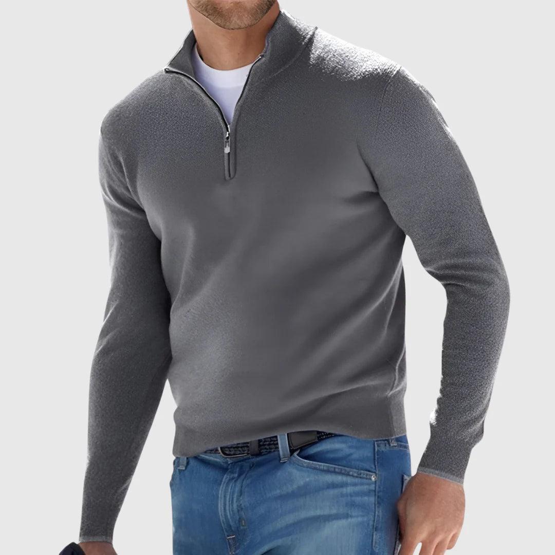 FELIX - ZIP-UP JUMPER FOR MEN