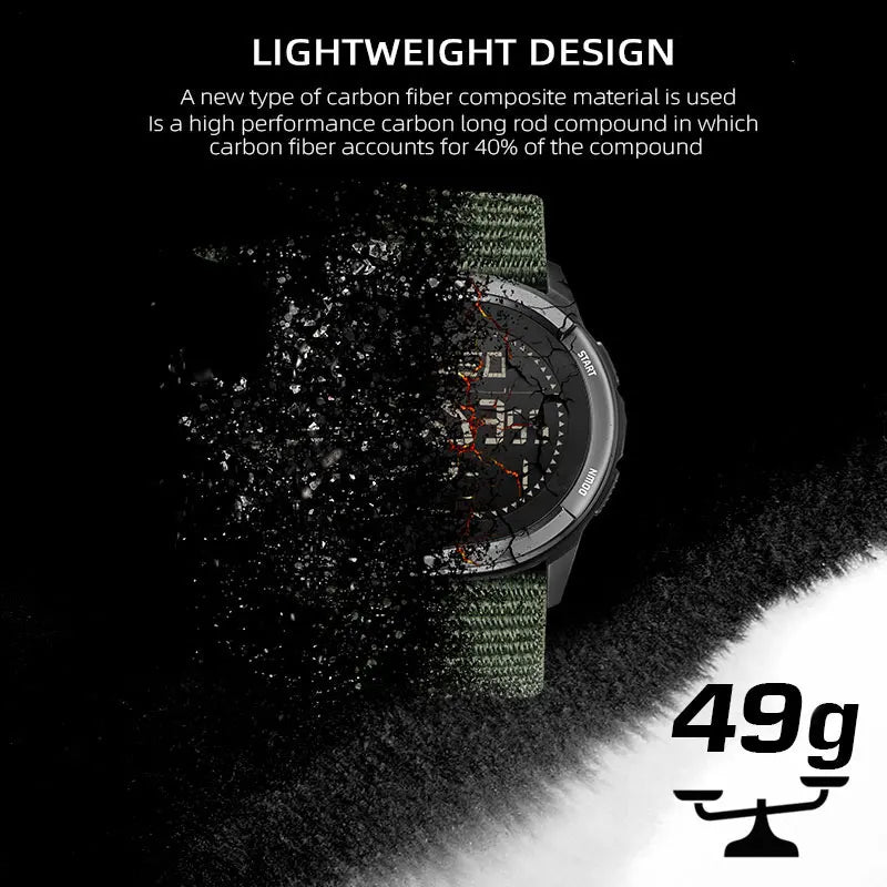 Military Digital Sports Watch