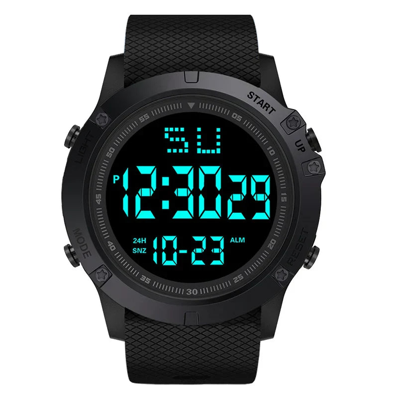 Rugged LED Digital Military Sports Watch