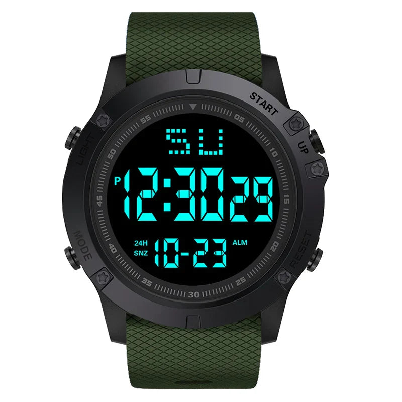 Rugged LED Digital Military Sports Watch