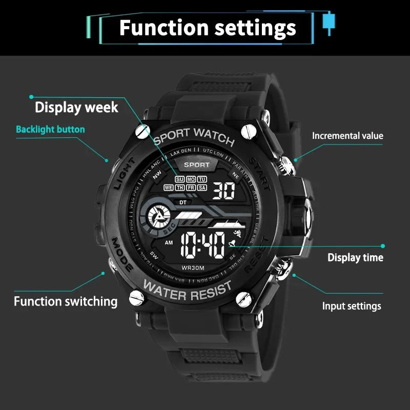 Outdoor Digital Sports Watch