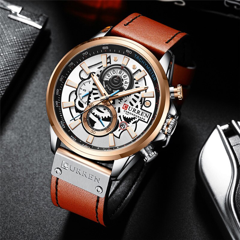 Multifunction Quartz Calendar Watch