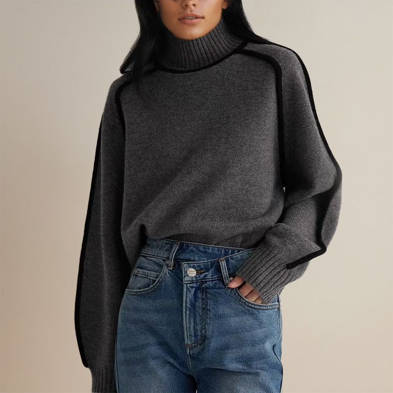 Lina | Warm & Comfortable Turtleneck Sweater