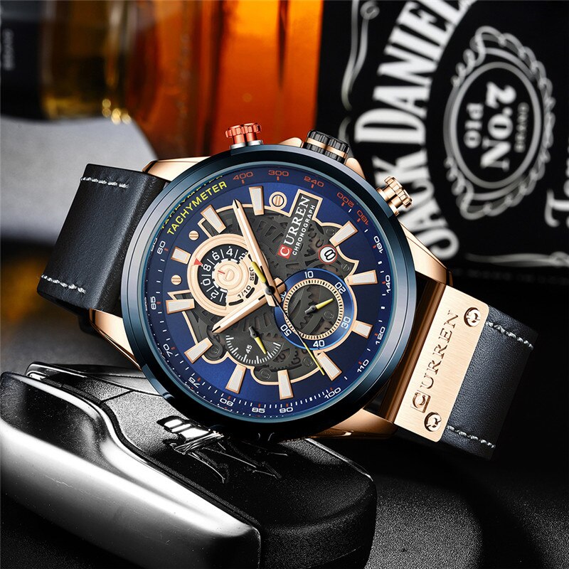 Multifunction Quartz Calendar Watch