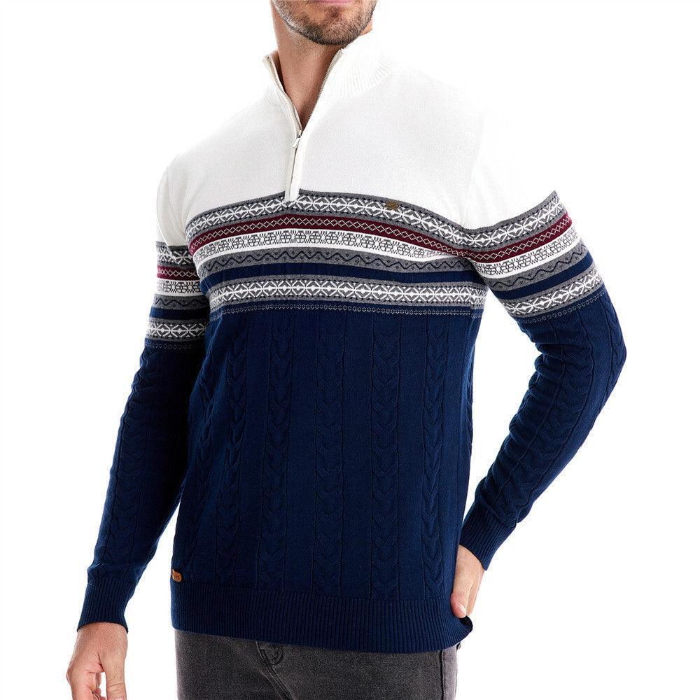 Aiopeson Nordic Half-Zip Sweater