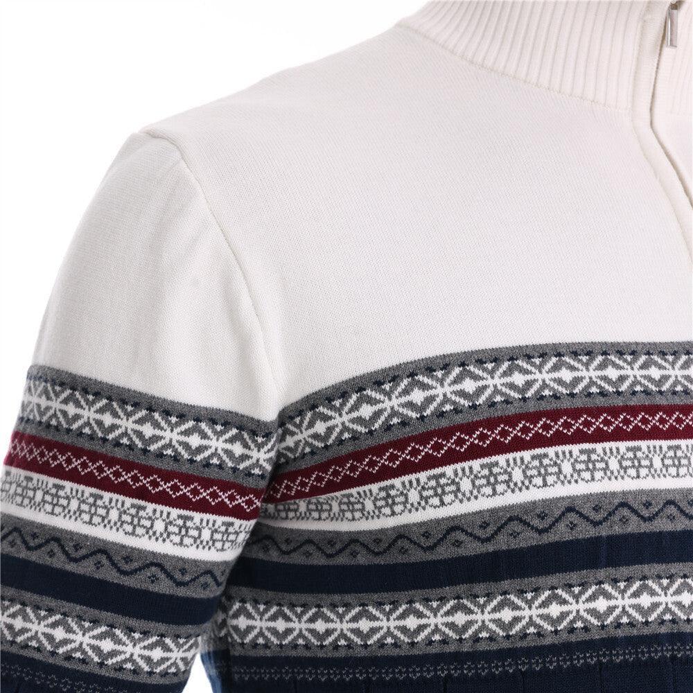 Aiopeson Nordic Half-Zip Sweater